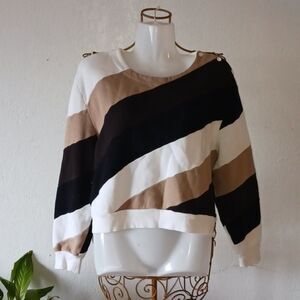 Carven Woman's  sweater color block size M